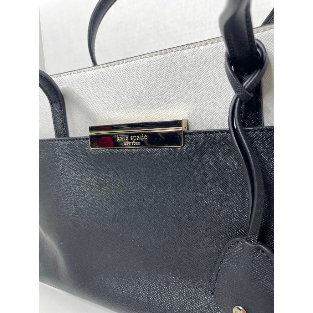 Kate Spade Zuri Handbag Black White - Picture 2 of 10